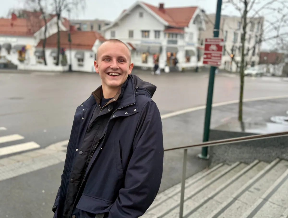Bilde fra artikkelen «Oliver fra Ljan er ikke som alle andre 19-åringer: – Jeg er en liten kremmer» i Nordstrands Blad